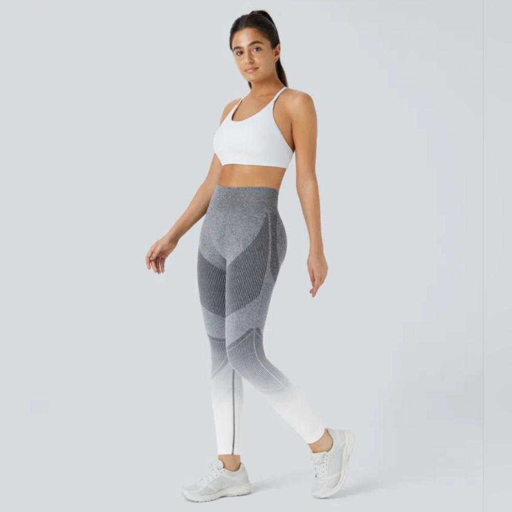 Halara Gray White Gradient Sculpt Leggings NEW NWT Size XS